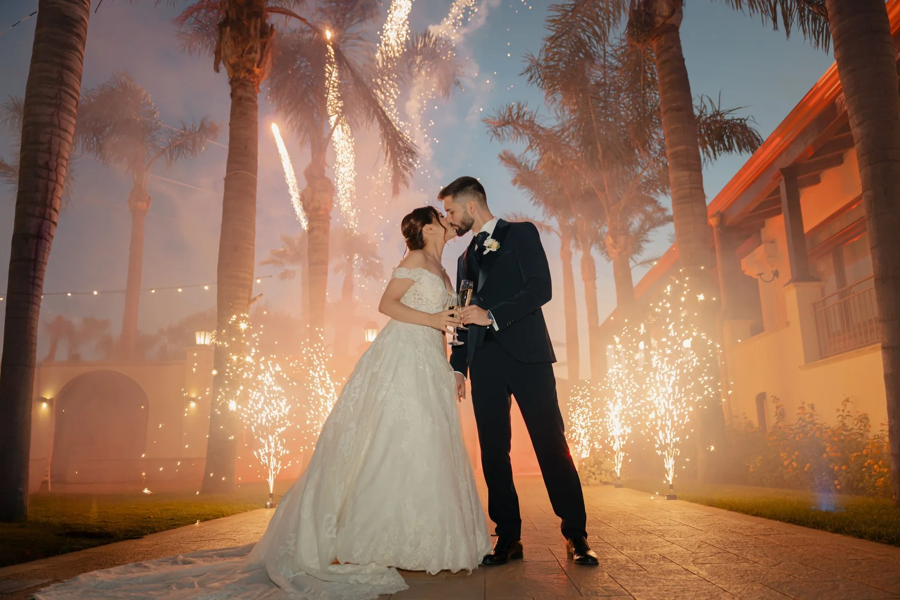 Luce e fuoco - matrimonio fotografato da Fabio Riccobono